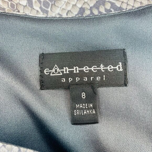 Connected Apparel [8] Snake Print Dress (2142) - Picture 3 of 4